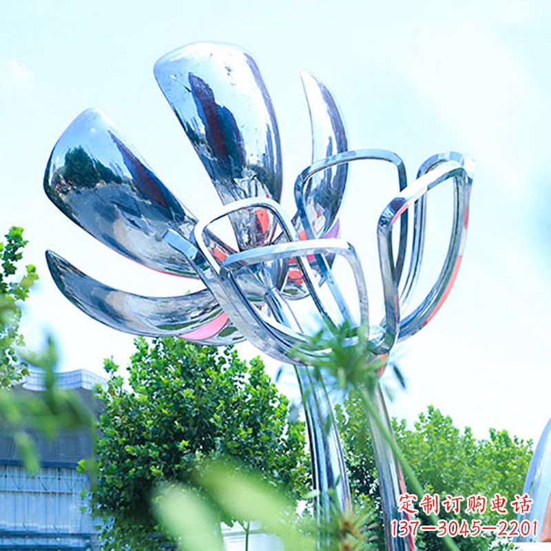 宁波精美不锈钢玫瑰雕塑