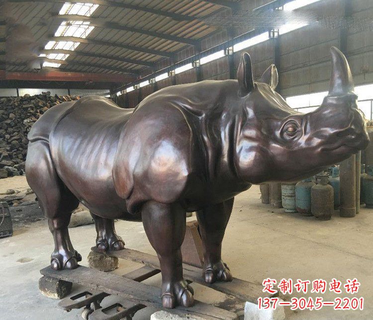 宁波精致大型牛铜雕塑