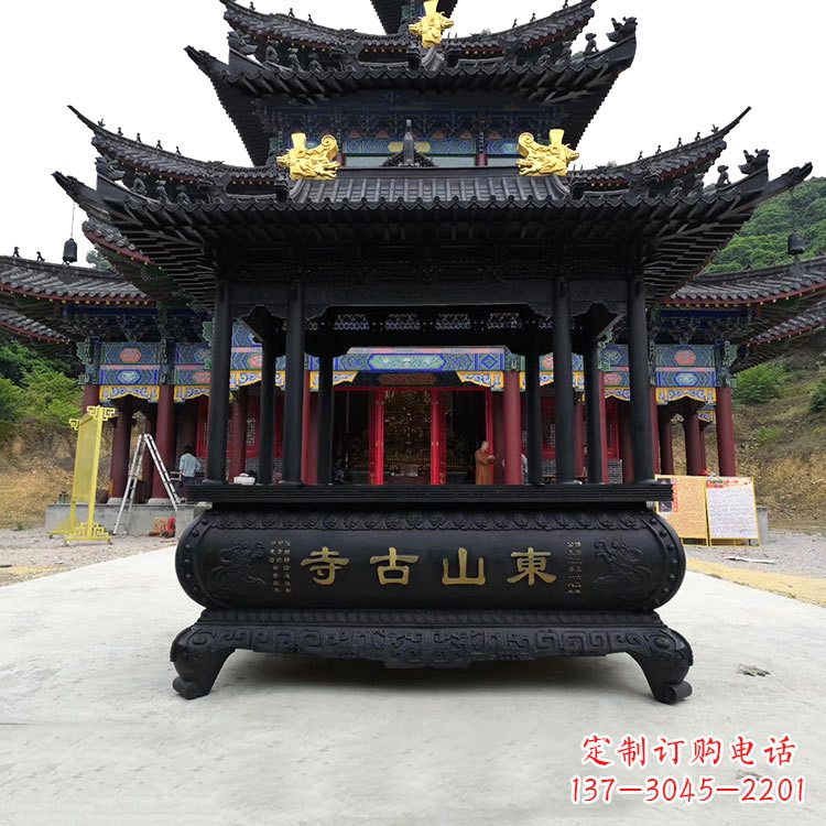 宁波优雅古典大型香炉雕塑