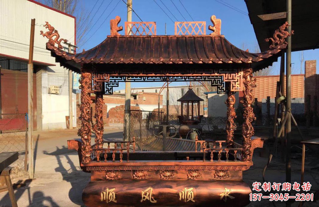 宁波大型铜雕香炉