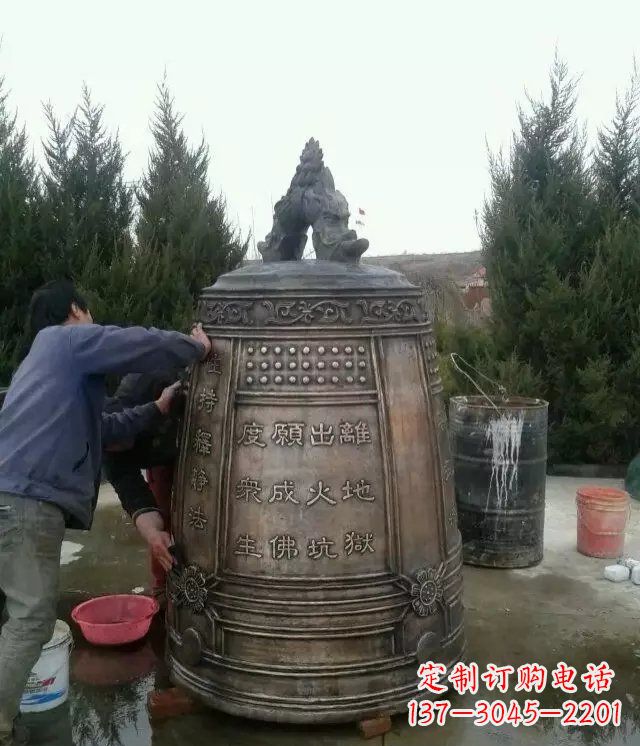 宁波大型铜钟寺庙铜雕