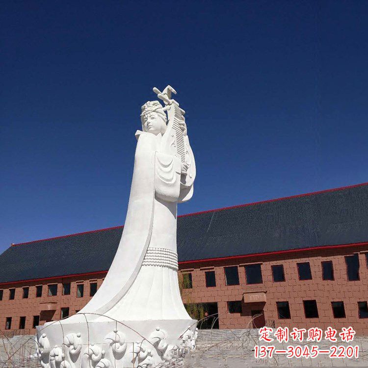 宁波中国古代四大美女之王昭君出塞石雕塑