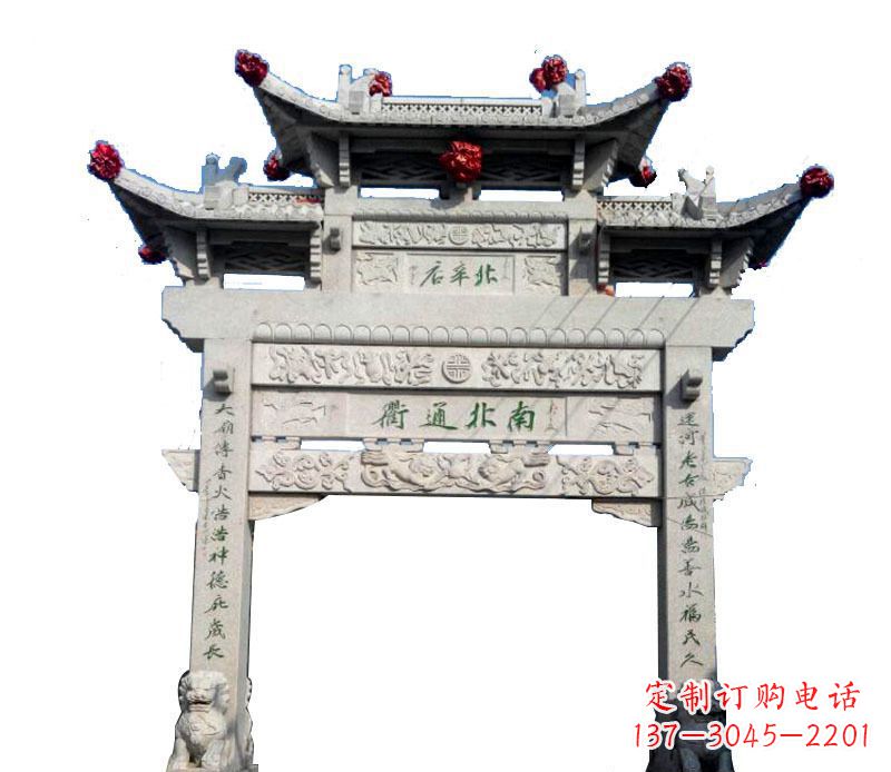 宁波精美石牌坊雕塑