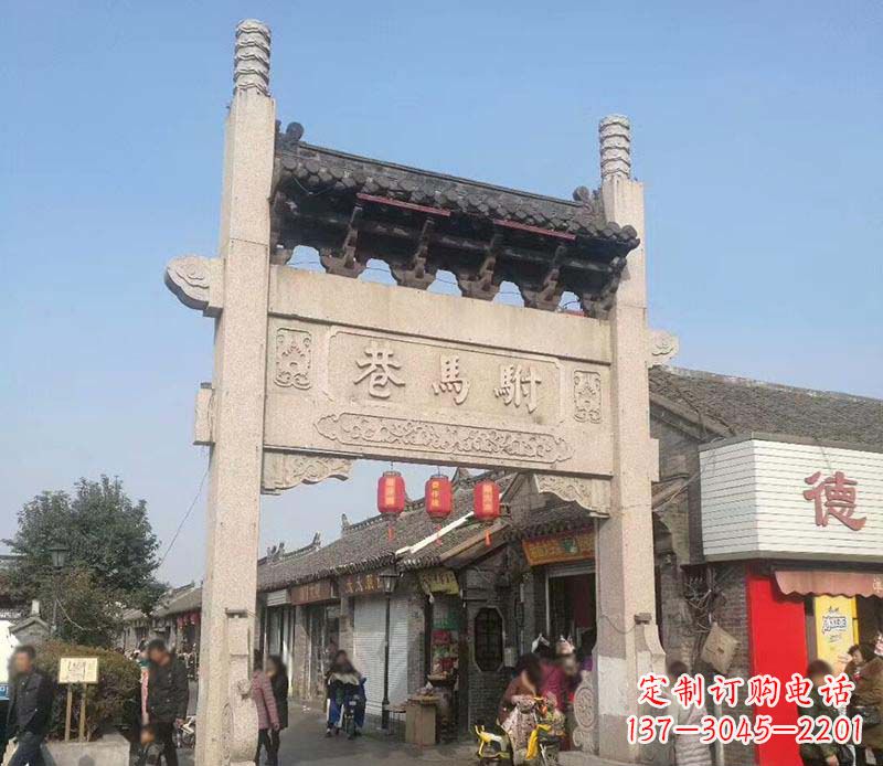 宁波中领雕塑牌坊石雕定制