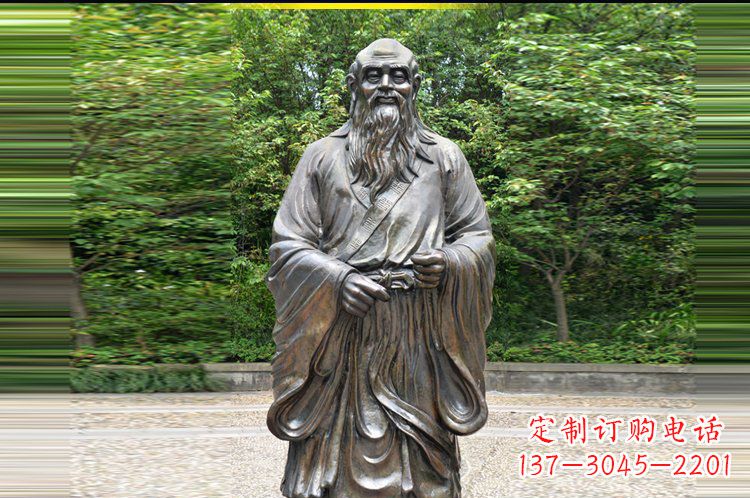 宁波中领雕塑 | 仿老子雕塑,结合东方道家思想