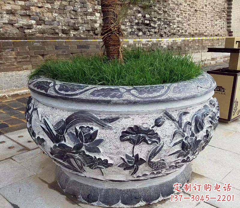 宁波精美花盆雕塑，点亮你的道路景观