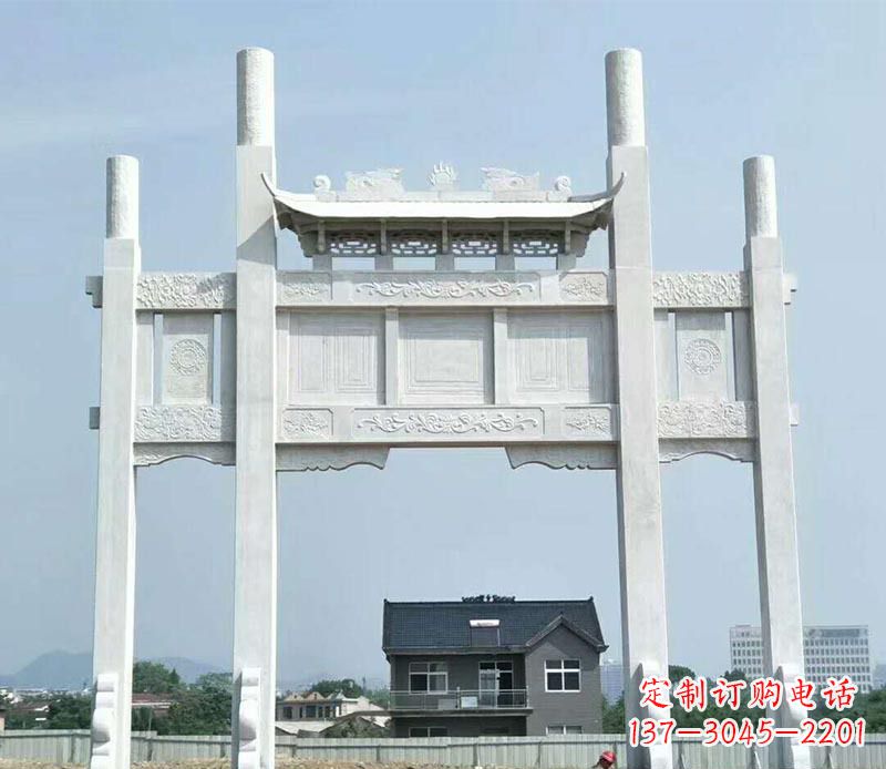宁波精美牌坊雕塑