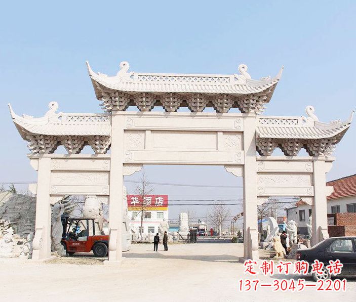宁波精美牌坊雕塑