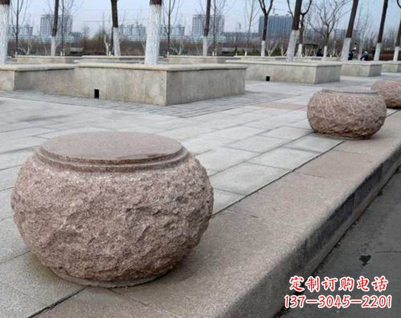 宁波灯笼型公园广场装饰石球