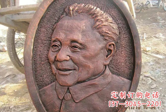 宁波传承历史，永记邓小平——邓小平头像铜雕塑