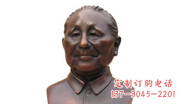宁波伟人铜雕邓小平胸像