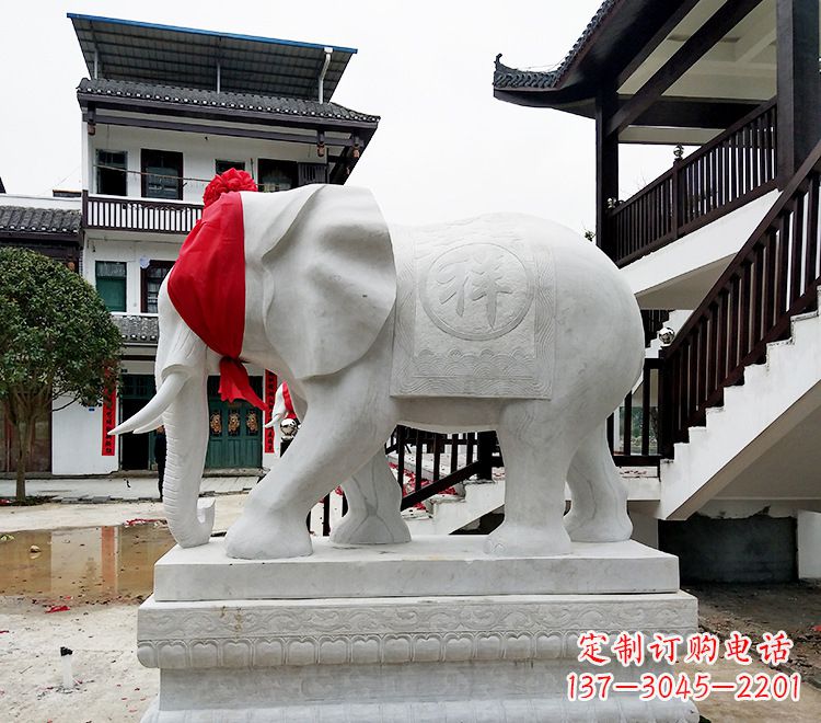 宁波精致大象雕塑