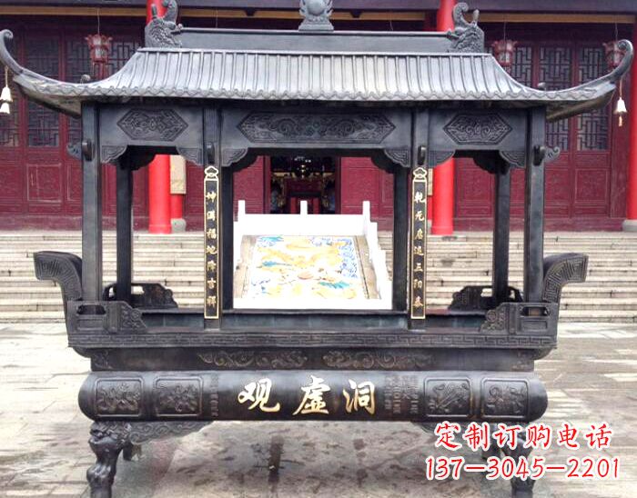 宁波精美香炉雕塑定制