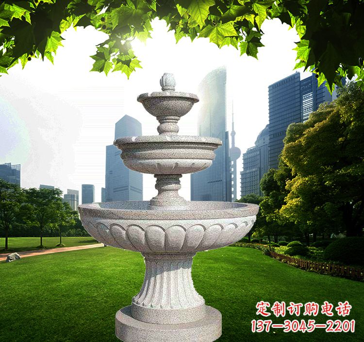 宁波跌水盆石喷泉雕塑