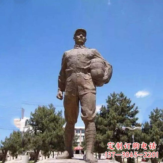 宁波董存瑞石雕像 - 传承英雄精神的纪念雕塑