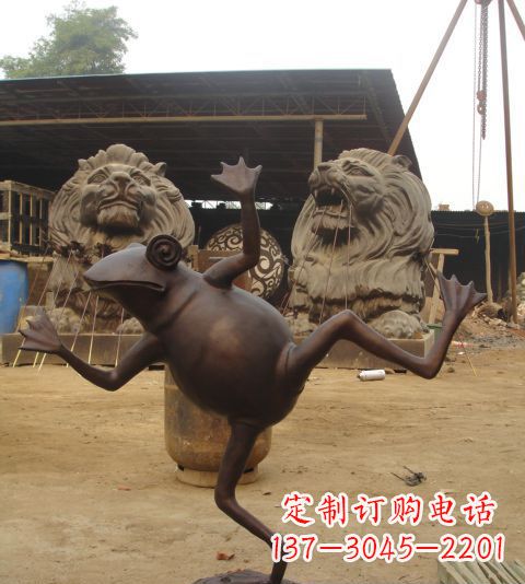 宁波动物青蛙铜雕