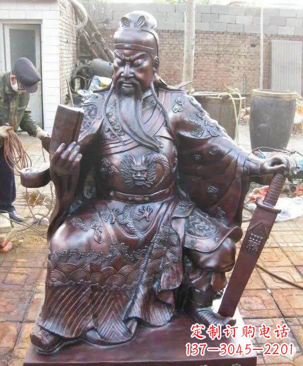宁波关公铜雕——象征着一份久远精神的传承