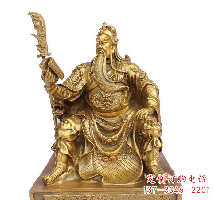 宁波精美关公铜雕