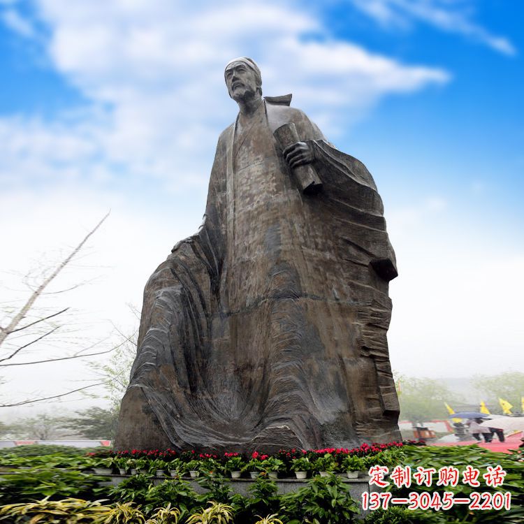 宁波杜甫抽象雕塑-大型景区景点历史名人雕像