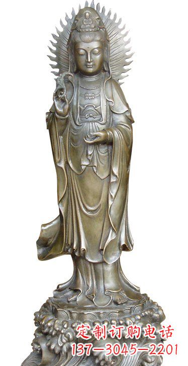 宁波渡海观音铜雕塑，定制专属你的福缘