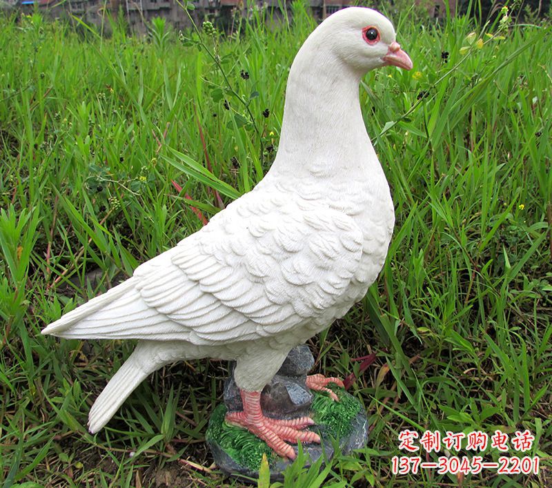 宁波锻铜鸽子浮雕,精致细腻的雕塑体现