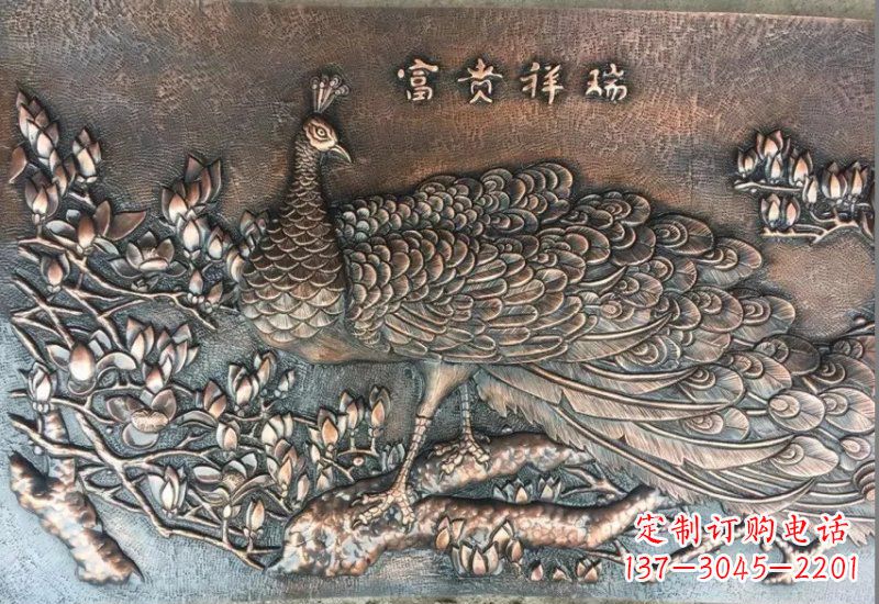 宁波华丽锻铜孔雀雕塑