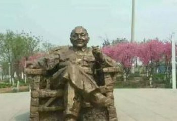 宁波中领雕塑邓小平坐式铜雕