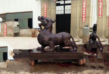 宁波独角兽铸铜雕塑—精雕细琢的艺术瑰宝