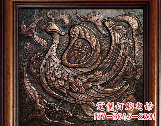 宁波锻铜朱雀雕塑