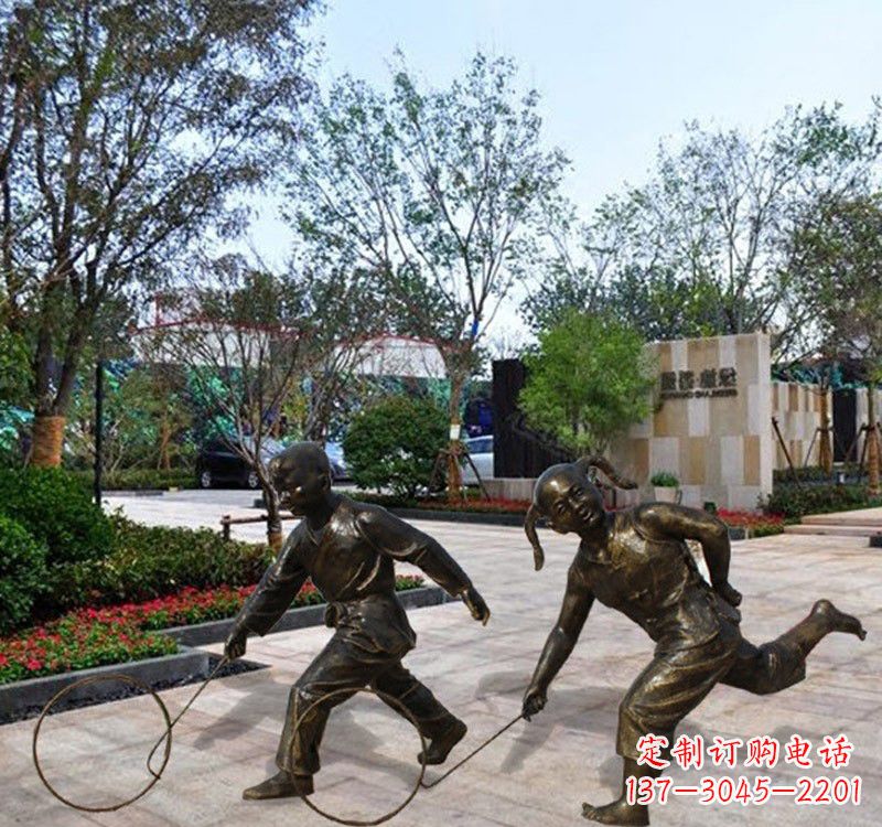 宁波铜雕塑为孩子带来欢乐