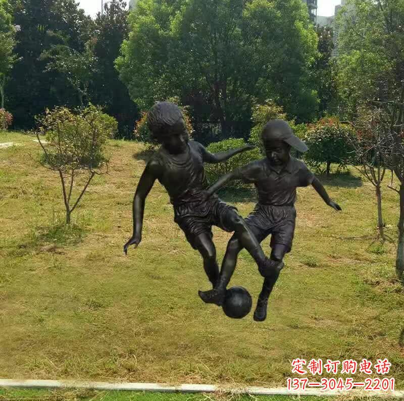 宁波中领雕塑出品,精致足球雕塑,带您重温童年欢乐