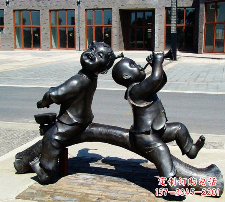 宁波铜雕童趣,引领儿童童趣生活