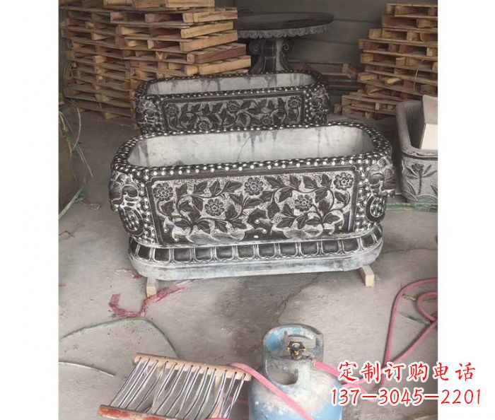 宁波仿古石水缸雕塑
