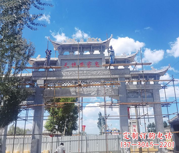宁波牌坊雕塑品质精湛、精致耐看