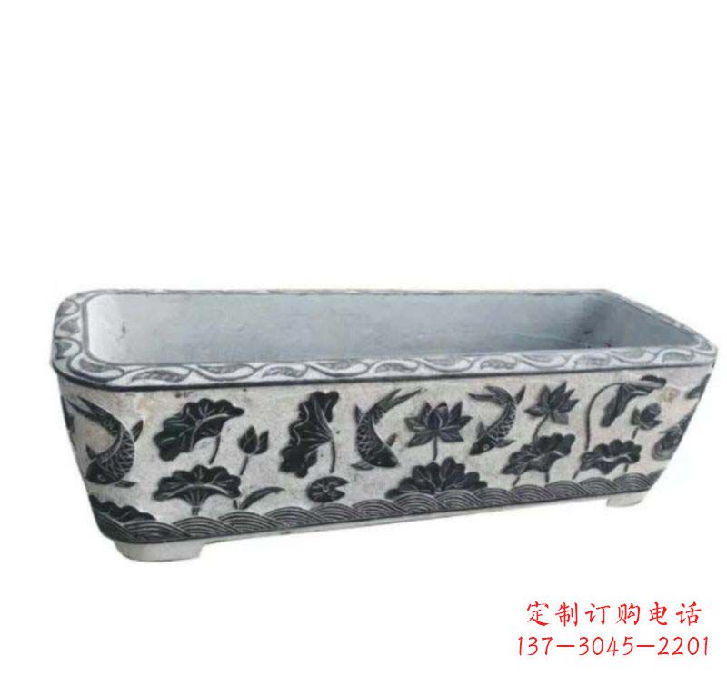 宁波精美水缸石雕