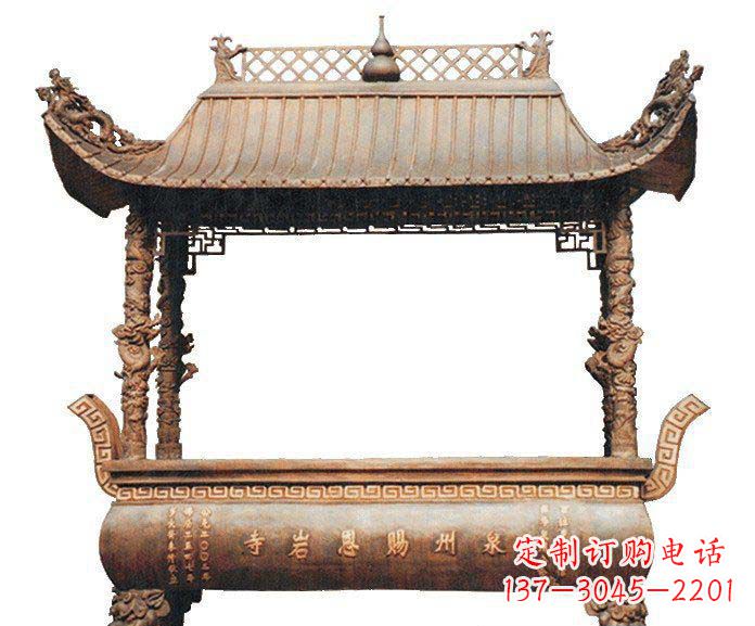 宁波精美香炉铜雕