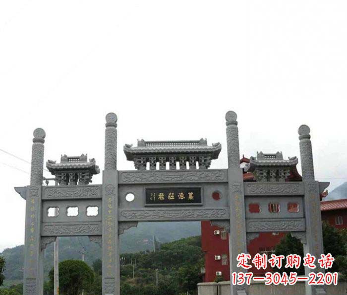 宁波牌坊雕塑·精美雕刻·传承古老文化