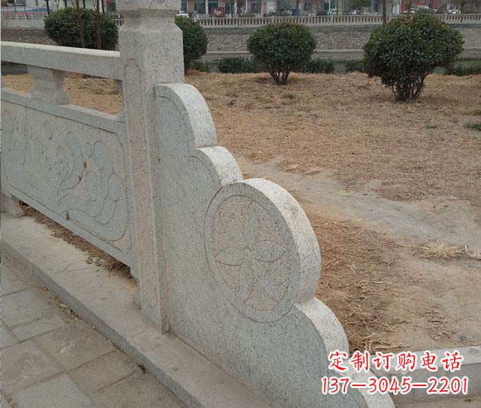 宁波精美仿古护城河石雕栏板