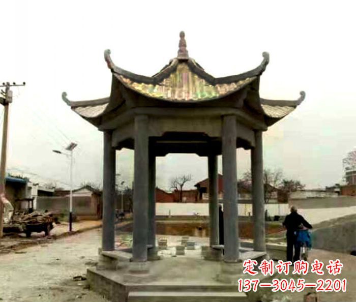 宁波仿古凉亭石雕限量版
