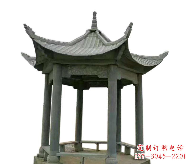 宁波仿古石雕凉亭