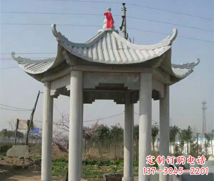 宁波典雅的仿古凉亭石雕