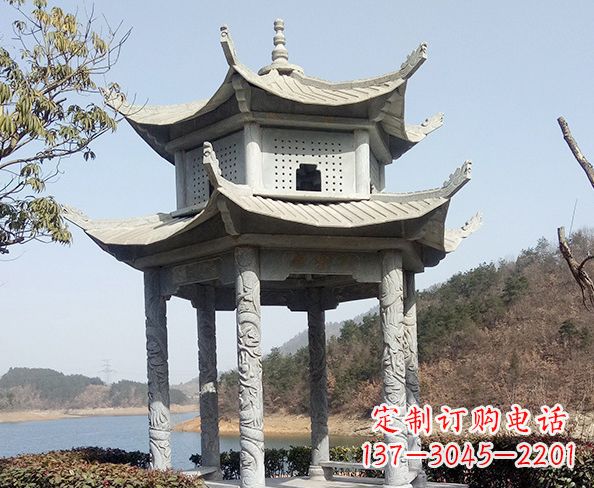 宁波古典凉亭石雕
