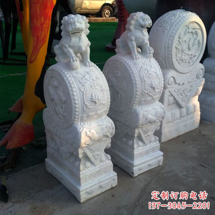 宁波仿古门墩石雕塑,让您的家园更加精致