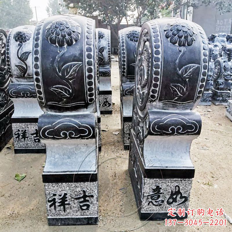 宁波古典门墩雕塑