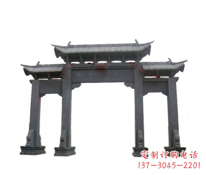 宁波精美仿古牌坊石雕
