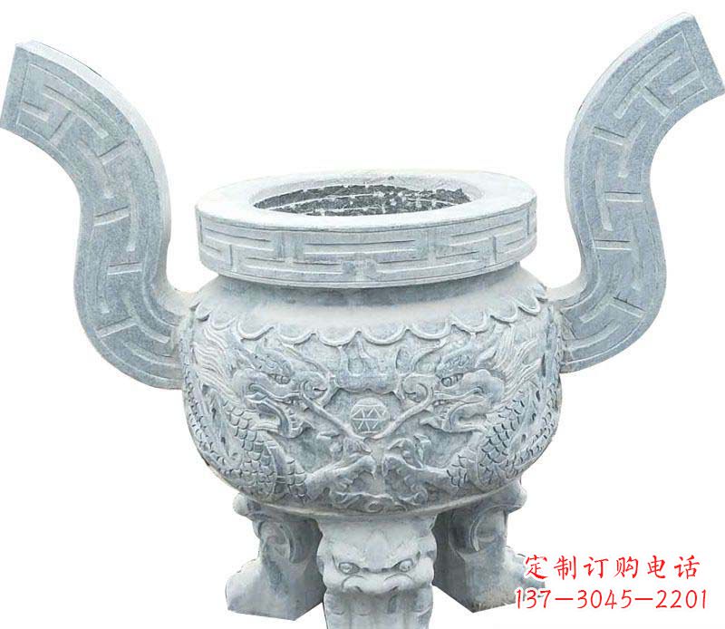 宁波精美仿古香炉石雕