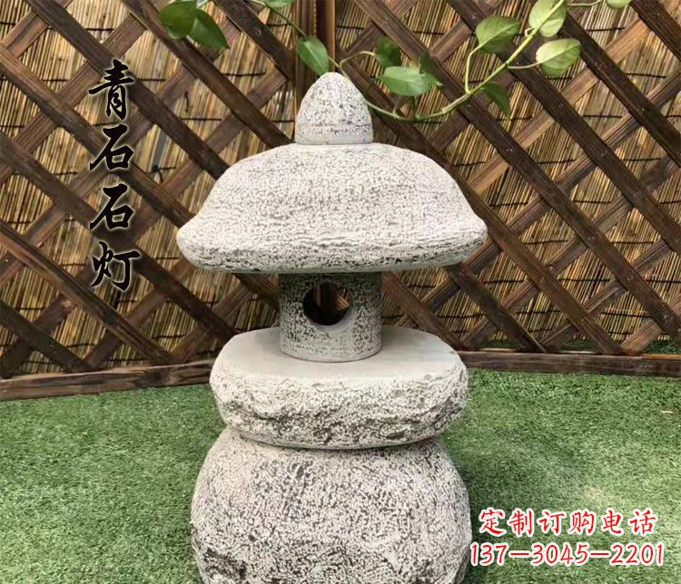 宁波精美仿古石灯公园照明灯石雕