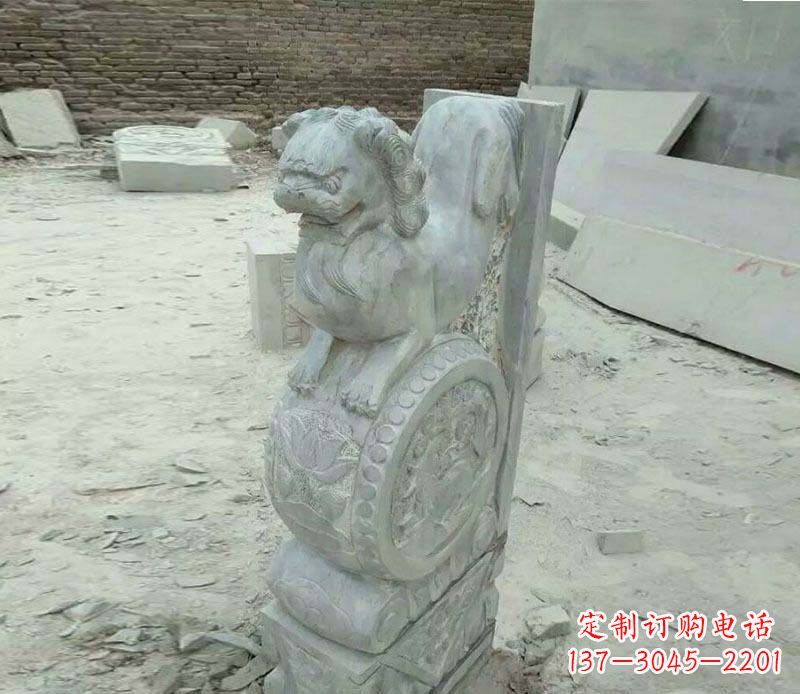 宁波精美石门墩雕塑,缔造绝色佳作