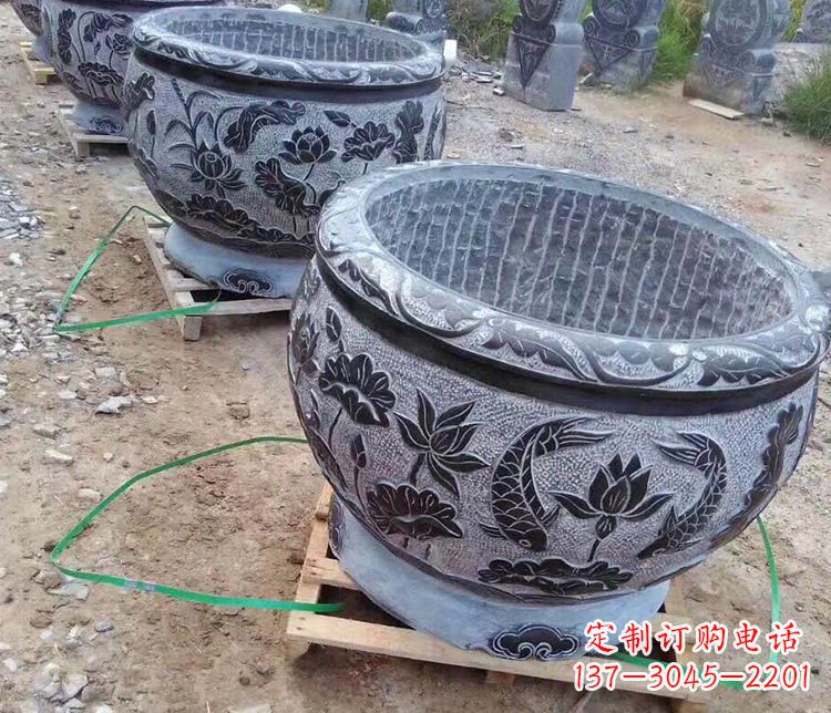 宁波古典水缸雕塑