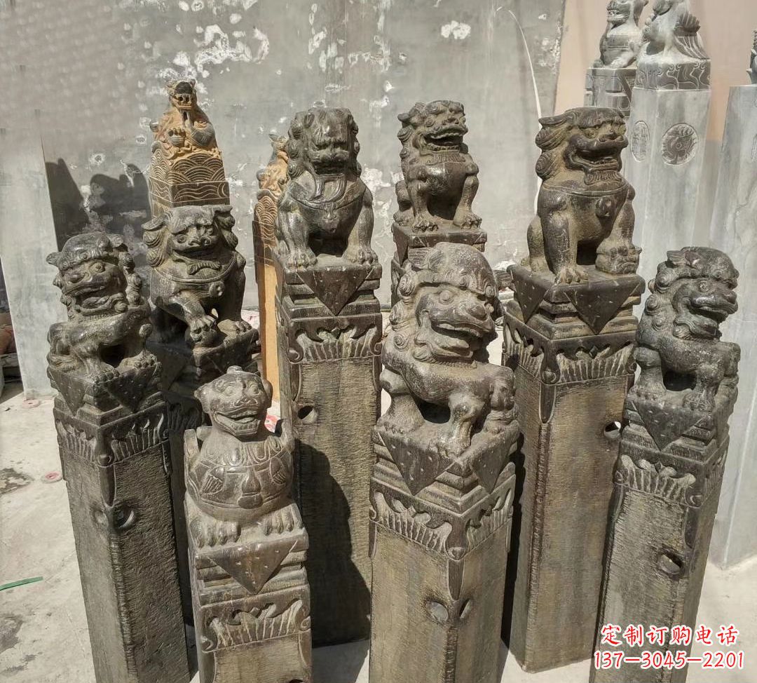 宁波仿古马雕塑,高端定制艺术石雕